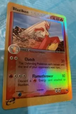 Blaziken 15/109 rev holo EX Pokemon TCG Ruby and Sapphire never played - Image 4