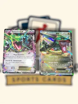 Rayquaza EX #XY66 Pokemon Promo and Rayquaza EX #85 Pokemon Dragons Exalted - Image 1
