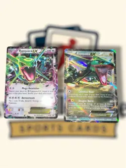 Rayquaza EX #XY66 Pokemon Promo and Rayquaza EX #85 Pokemon Dragons Exalted - Image 3
