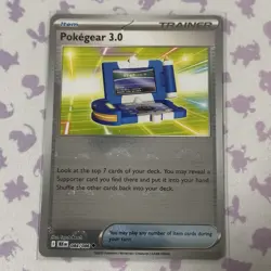 Pokegear 3.0 84/86 Pokeball Reverse Holo Pattern Black Bolt Pokémon TCG NM - Image 4