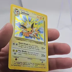 Jolteon 4/64 Holo Rare - Heavy Damage – Jungle Set – Pokémon TCG – WOTC 1999 - Image 2