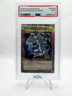 Blue-Eyes White Dragon (Quarter Century Secret Rare) KC01-EN000 25th Anniversary Ultimate Kaiba Set Unlimited - Image 2