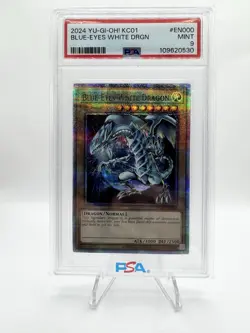 Blue-Eyes White Dragon (Quarter Century Secret Rare) KC01-EN000 25th Anniversary Ultimate Kaiba Set Unlimited - Image 4