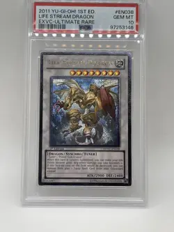 Life Stream Dragon PSA 10 GEM MINT 💎 Ultimate Rare 1st Ed EXVC-EN038 Yugioh - Image 12