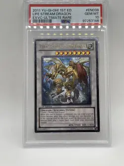 Life Stream Dragon PSA 10 GEM MINT 💎 Ultimate Rare 1st Ed EXVC-EN038 Yugioh - Image 14