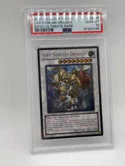 Life Stream Dragon PSA 10 GEM MINT 💎 Ultimate Rare 1st Ed EXVC-EN038 Yugioh - Image 6
