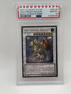 Life Stream Dragon PSA 10 GEM MINT 💎 Ultimate Rare 1st Ed EXVC-EN038 Yugioh - Image 7