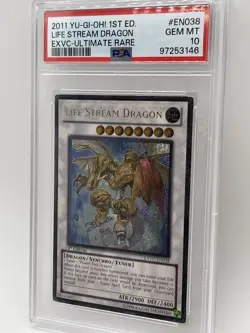 Life Stream Dragon PSA 10 GEM MINT 💎 Ultimate Rare 1st Ed EXVC-EN038 Yugioh - Image 8