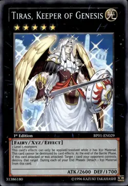 Tiras, Keeper of Genesis 1st Ed White Rare BP01-EN029  Yu-Gi-Oh! - Image 1
