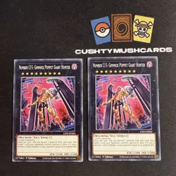 YUGIOH NUMBER C15 GIMMICK PUPPET GIANT HUNTER COMMON LDS3-EN064 1ST EDITION X2 - Image 1
