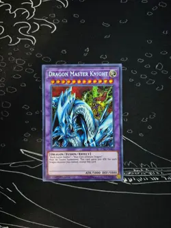 Yugioh! Dragon Master Knight LCKC-EN065 Secret Rare 1st Ed - Image 1