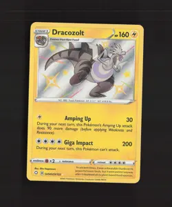 Dracozolt SV045/SV122 Shining Fates Shiny Holo Rare Pokemon Card NM - Image 1