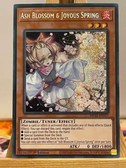 Ash Blossom & Joyous Spring MP22-EN257 Secret Rare English NM YUGIOH - Image 2