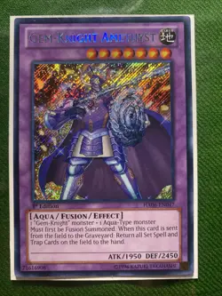 YUGIOH! GEM-KNIGHT AMETHYST HA06-EN047 1ST SECRET LP - Image 3