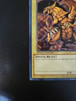 Yu-Gi-Oh! Legendary Collection 1 - The Winged Dragon of Ra LC01-EN003 Limited Ed - Image 4