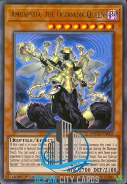 Yugioh Amunessia, The Ogdoadic Queen ANGU-EN008 1st edition Ultra Rare - Image 3