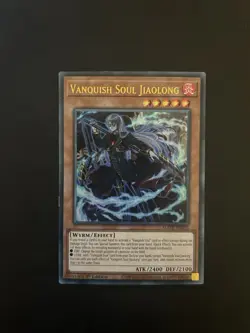 Yu-Gi-Oh! AGOV-EN018 Vanquish Soul Jiaolong (1st Edition) Ultra Rare, LIGHT PLAY - Image 1