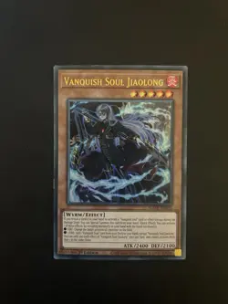 Yu-Gi-Oh! AGOV-EN018 Vanquish Soul Jiaolong (1st Edition) Ultra Rare, LIGHT PLAY - Image 3