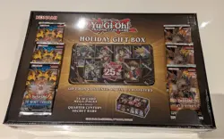 YU-GI-OH TCG 25TH QUARTER CENTURY 1ST EDITION HOLIDAY GIFT BOX *FACTORY SEALED* - Image 1