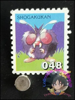 Venonat Pokemon Stamp Card Japanese Shogakukan Nintendo Game Anime TCG D - Image 1