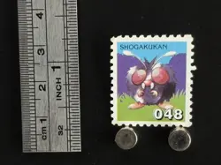 Venonat Pokemon Stamp Card Japanese Shogakukan Nintendo Game Anime TCG D - Image 2