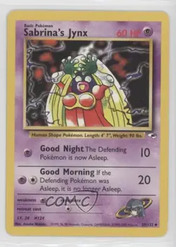 Sabrina's Jynx Pokemon Gym Heroes #59 2000 1b9b - Image 1