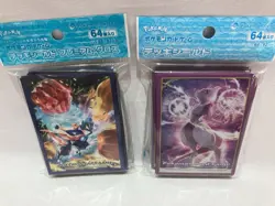 Greninja 64 and Mewtwo Set 64 Sleeves For Pokemon Card Japan only Free Shipping - Image 2