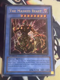 Yugioh: The Masked Beast LON-001 - Ultra Rare - 1st Edition - NM - Image 1