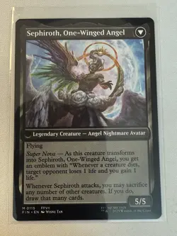 MTG Sephiroth Fabled Soldier 0115 Final Fantasy Mythic - Image 2