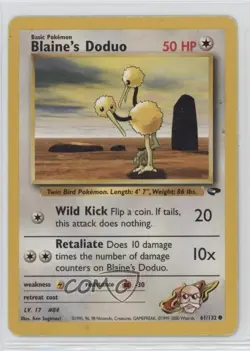 Blaine's Doduo Pokemon Gym Challenge #61 2000 2f4 - Image 1