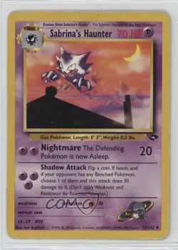 Sabrina's Haunter Pokemon Gym Challenge #55 2000 2f4 - Image 1