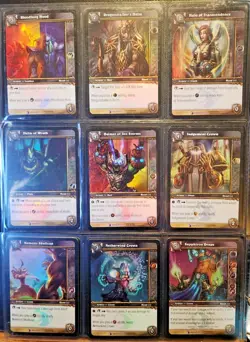 World of Warcraft TCG: Onyxia's Lair Treasure Card Complete Set Lot - Image 2