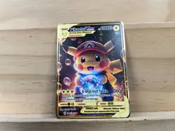POKEMON MARIO PIKACHU METAL COLLECTABLE CARDS 10000HP VMAX FunArt 》 - Image 10