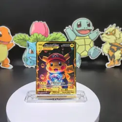 POKEMON MARIO PIKACHU METAL COLLECTABLE CARDS 10000HP VMAX FunArt 》 - Image 1