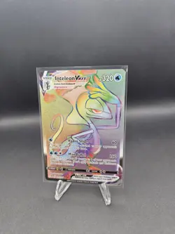 Pokémon Inteleon VMAX 195/192 Rebel Clash TCG Rainbow Rare Card - Image 1
