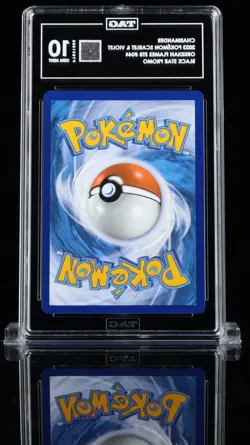 TAG 10 Gem Mint Charmander 044 Black Star Promo Scarlet & Violet  Card Holo Rare - Image 2