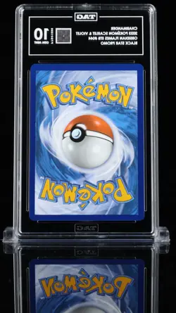 TAG 10 Gem Mint Charmander 044 Black Star Promo Scarlet & Violet  Card Holo Rare - Image 4