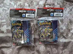 (2) Pokemon S&V Stellar Crown Mini 60 Card Portfolio with Booster Packs - Image 3