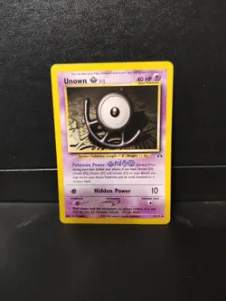 Pokemon Card Unown U 51/75 Neo Discovery Uncommon - Image 1