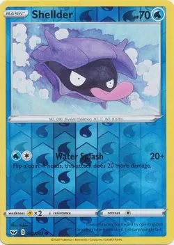 Shellder 40/202 Reverse Holo | Sword & Shield | Pokemon Card - Image 1