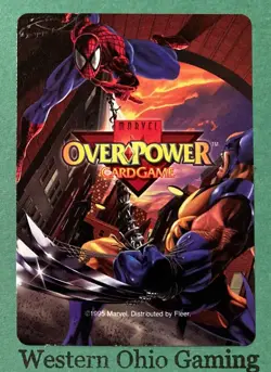 1995 Marvel Overpower CCG Deadpool High Threshold Of Pain Card TCG - Image 2