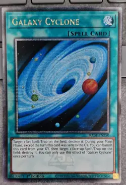 RA04-EN250 Galaxy Cyclone - Quarter Century Secret Rare Card 1st Edition - Image 2