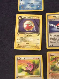 7 1st Edition Vintage Pokemon Card Lot (jungle And Team Rocket Set) Wotc - Image 21