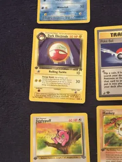 7 1st Edition Vintage Pokemon Card Lot (jungle And Team Rocket Set) Wotc - Image 3