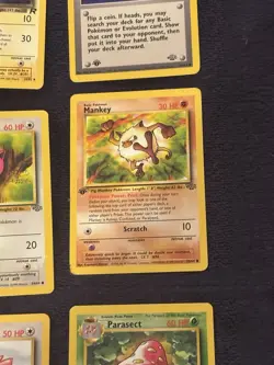 7 1st Edition Vintage Pokemon Card Lot (jungle And Team Rocket Set) Wotc - Image 5