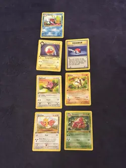 7 1st Edition Vintage Pokemon Card Lot (jungle And Team Rocket Set) Wotc - Image 9