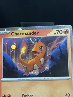 Pokemon Card Charmander Svp 047 151 Black Star Promo HD Swirl Rare Near Mint 1 - Image 2
