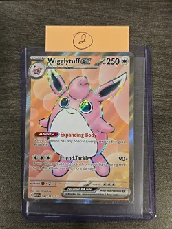 Wigglytuff ex 187/165 Full Art Pokemon 151 Card Near MINT English - Image 7