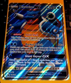Blastoise GX Black Star Sun & Moon Jumbo Promo SM189 Pokemon Card - 2019 - Image 1