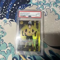 Bvb x One Piece PSA 10 Monkey D Luffy Promo Card ST13-003 Matchday 25 - Image 1